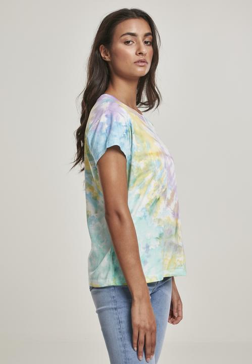 Actual product image Urban Classics Ladies Tie Dye Boyfriend Tee (4XL)
