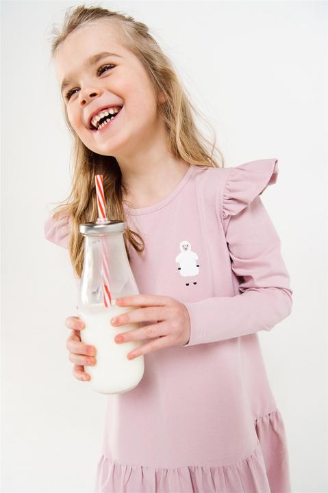 Immagine prodotto Hebe Kleid langarm mit Rüschen und Schafen (104)