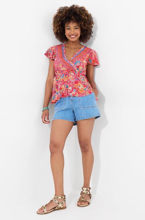 Produktbild Joe Browns Tropical Palm Print Relaxed Co-Ord Top (8)