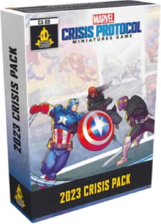 Atomic Mass Games AMGD2102 - Marvel: Crisis Protocol - 2023 Crisis Pack (Crisis Card Pack 2023), age 14+. (German)