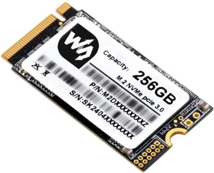 Image du produit Raspberry Pi EB121907 - SK M2 NVME 2242 256GB Lecteur à état solide à grande vitesse, 3D de haute qualité