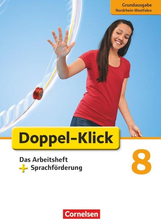 Actual product image Doppel-Klick 8. Schuljahr. Schülerbuch. Arbeitsheft plus Sprachförderung NW (German, Sandra Heidmann-Weiss, Werner Bentin, Angela Maria Adhikari, Esther Backes-Rickert, Christine Notthoff, 2014)