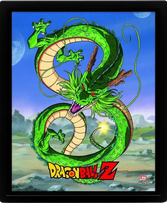 Image du produit Pyramid Framed 3D Cornice Dragon Ball Z Shenron Unleashed 26x20cm (26 x 20 cm)