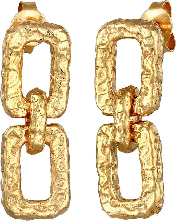 Image du produit Elli Boucles d'oreilles Boucles d'oreilles Rectangle Vintage 925 argent (Argent sterling 925)