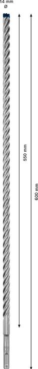 Productafbeelding Bosch Professional Zubehör Expert SDS plus-7X hamerboor, 14 x 550 x 600 mm (14 mm)
