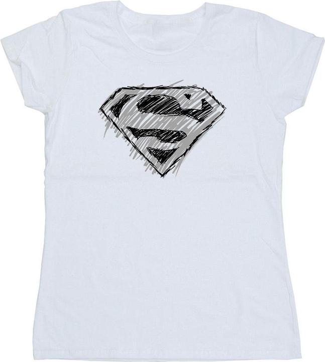 Superman Logo Sketch TShirt (L)