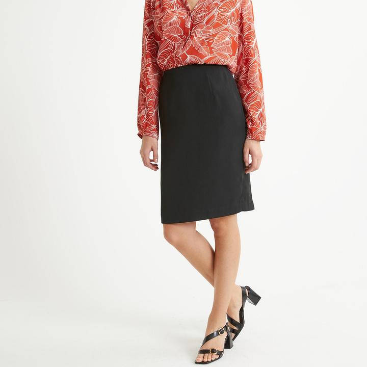 Actual product image Anne Weyburn Straight skirt (50)