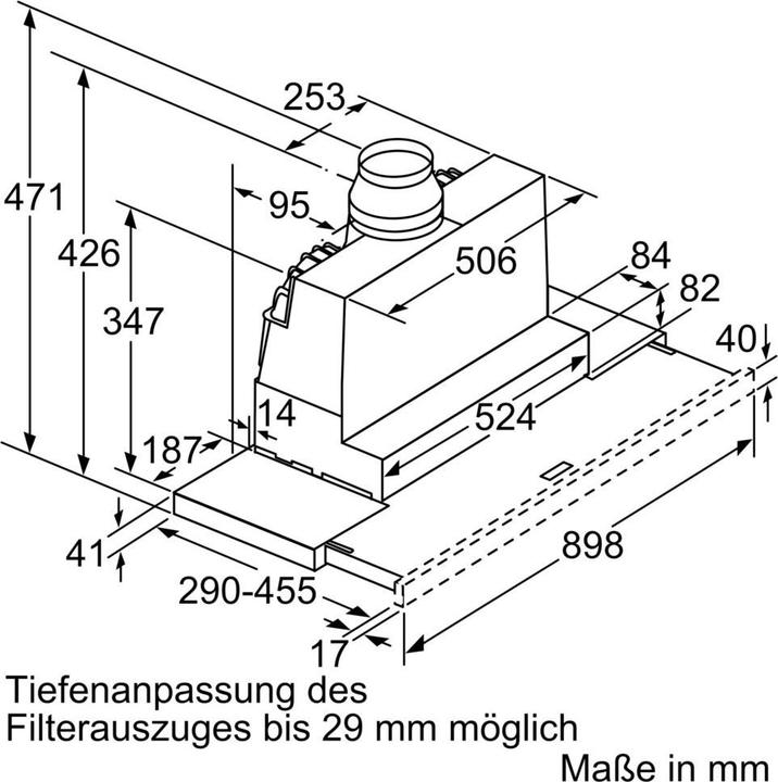Actual product image Neff D49ED52X1 (Flat-screen hood)