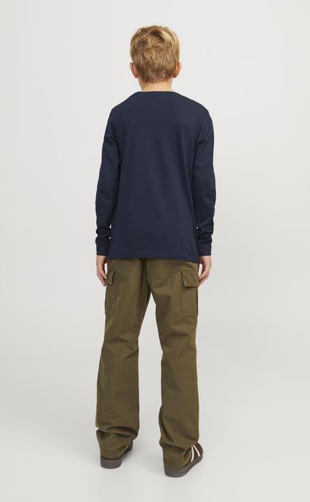 Actual product image Jack & Jones Jjelogo Tee Ls O-Neck 2 Col Noos Jnr (128)