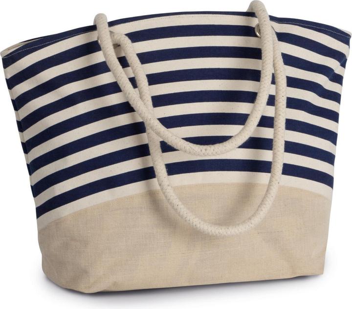 Produktbild Kimood Tote bag Marinestil Jutegewebe