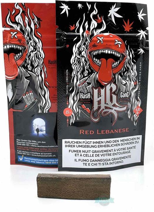 Hash Gang Red Lebanese (4.20 g, Indoor)