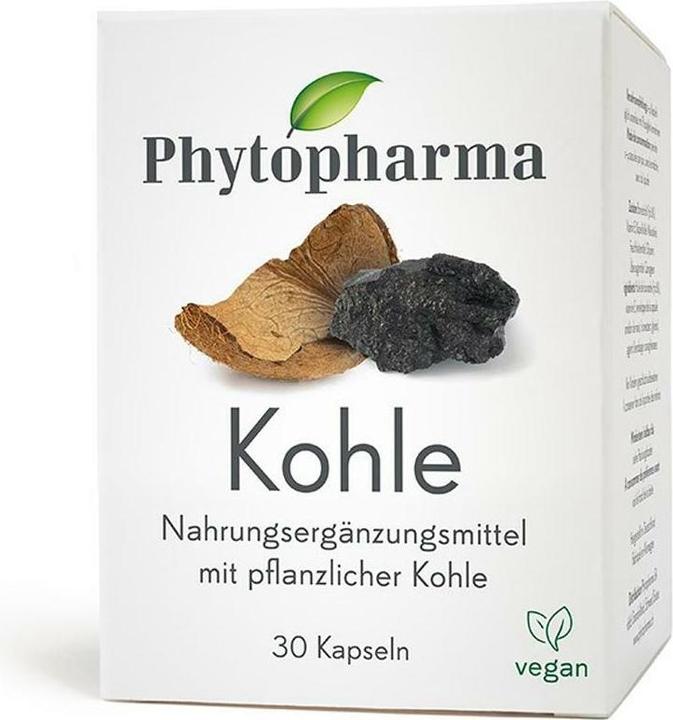 Produktbild Phytopharma Kohle Kaps (30 Stück, Kapseln, 30 g)