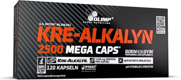 Actual product image Olimp Sport Nutrition Kre-Alkalyn Mega Caps (120 Piece, Capsules, 150 g)