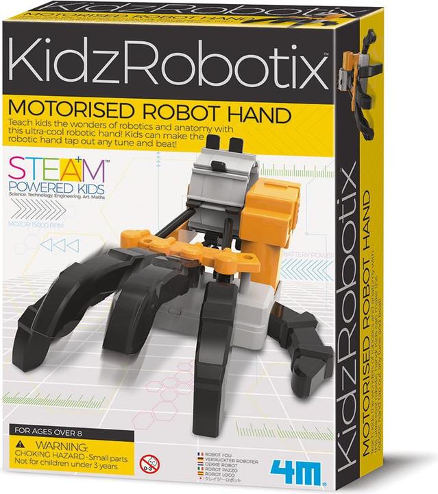 Actual product image 4M Motorized Robot Hand KidzRobotix