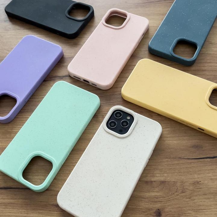 Immagine prodotto Hurtel Custodia Eco Case per iPhone 11 Pro Max Cover in silicone Cover del telefono giallo (Apple iPhone 11 Pro Max)