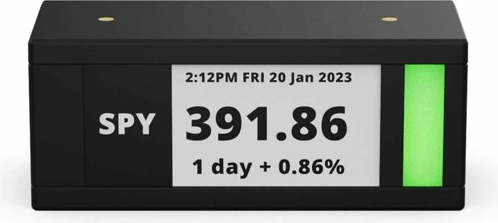 TickrMeter Smart display stock ticker