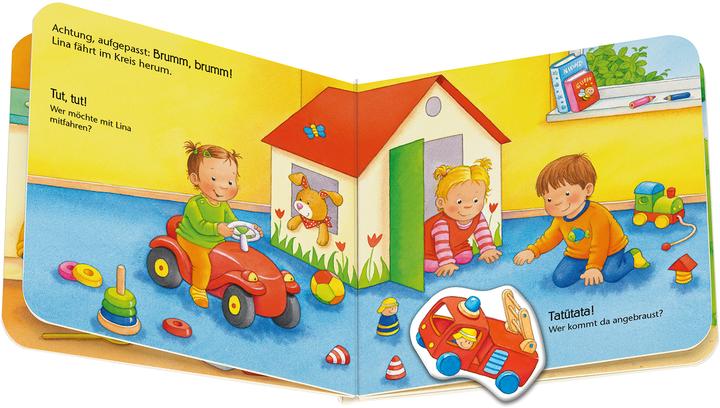 Immagine prodotto Ravensburger ministeps: Il mio primo libro magnetico: Chi gioca con cosa? Il mio mondo (Tedesco)
