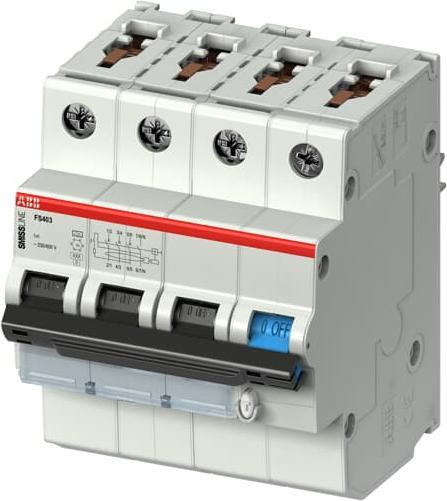 Actual product image ABB FS403M-B32/0.03 RCBO SMISSLINE TP 4P,B, 32A, 30mA, 10kA