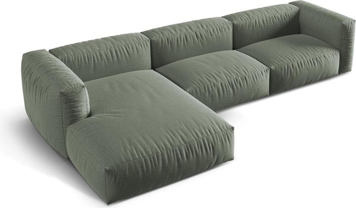 Image du produit Micadoni Canapé D'Angle Gauche Modulaire, "Martina", 3 Places, 332x176x75 Fabriqué en Europe (Canapé d'angle)