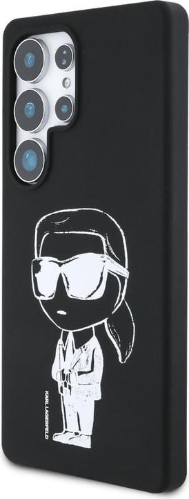 Produktbild Karl Lagerfeld Silicone Graffiti Ikonik Printed Logo MagSafe Case for Samsung Galaxy S25 Ultra - Bla (Samsung Galaxy S25 Ultra)