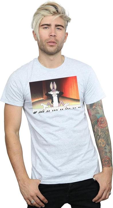 Immagine prodotto Looney Tunes Bugs Bunny Playing Piano Maglietta Uomo (S)