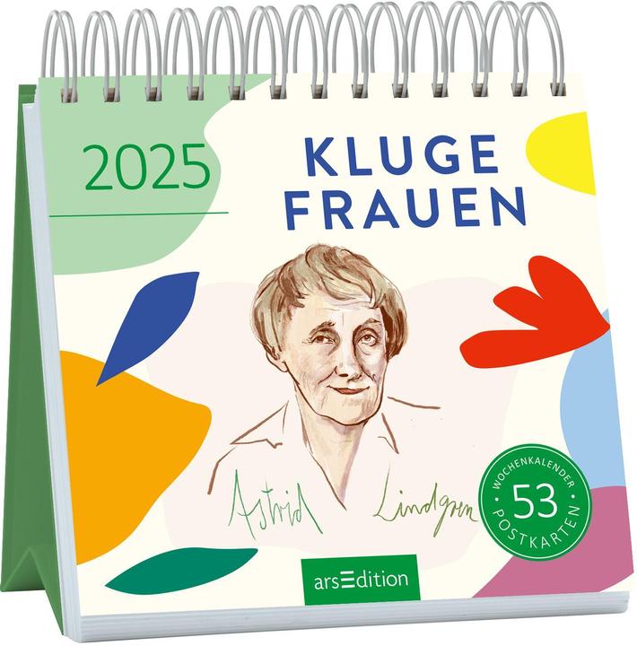 Postk.Kalender Kluge Frauen (17 x 17 cm, Deutsch)