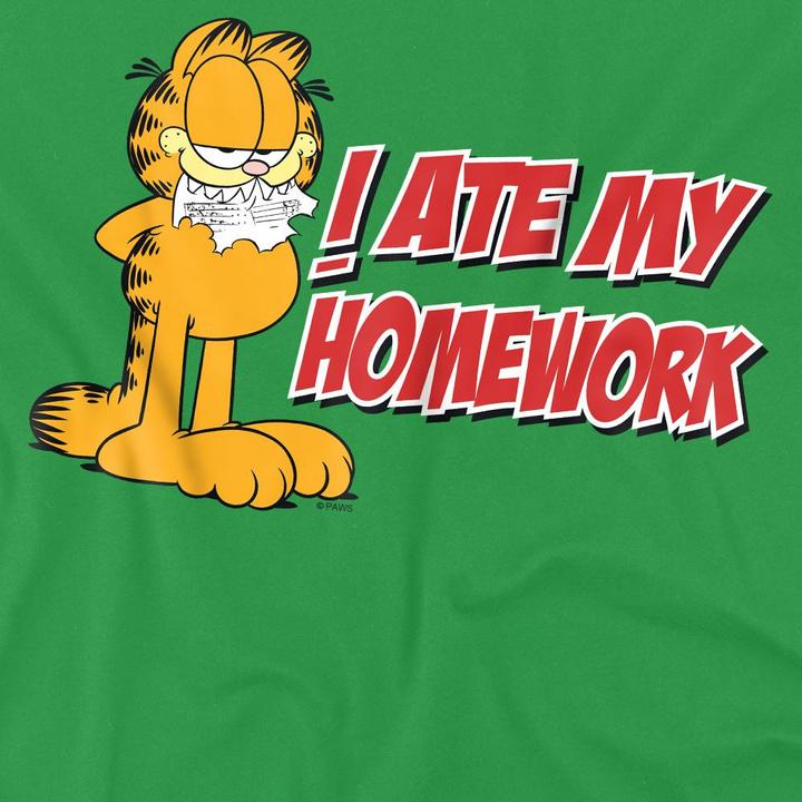 Produktbild Garfield I Ate My Homework TShirt (XXL)