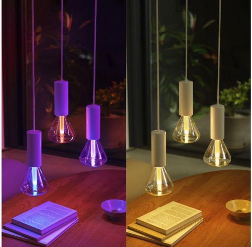 Productafbeelding Philips Hue Wit & Kleur Ambiance Lichtgids Driehoek (E27, 6.80 W, 500 lm, 1 x, G)