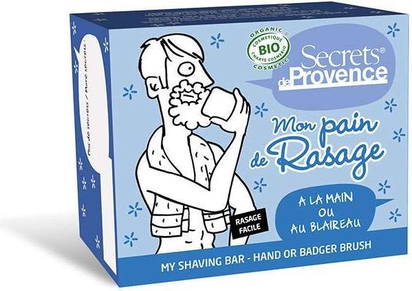 Actual product image Secrets de Provence Organic Shaving Bar MAN (Shaving soap)