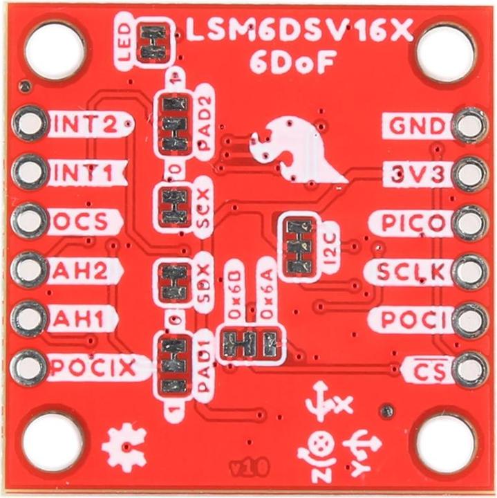 Actual product image SparkFun 6DoF IMU Breakout - LSM6DSV16X (Qwiic)