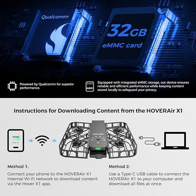 Actual product image HoverAir X1 Standard (11 min, 125 g, 12 Mpx)