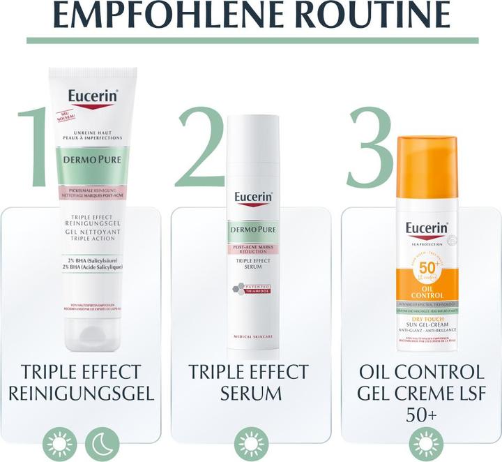 Produktbild Eucerin DermoPure Fluid LSF 30 (50 ml, Gesichtswasser, SPF 30)
