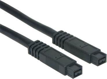 Image du produit Exsys Câble de connexion FireWire 1394B 9/9, 5.0 mètres, 9 broches mâle à 9 broches mâle (5 m, FireWire)