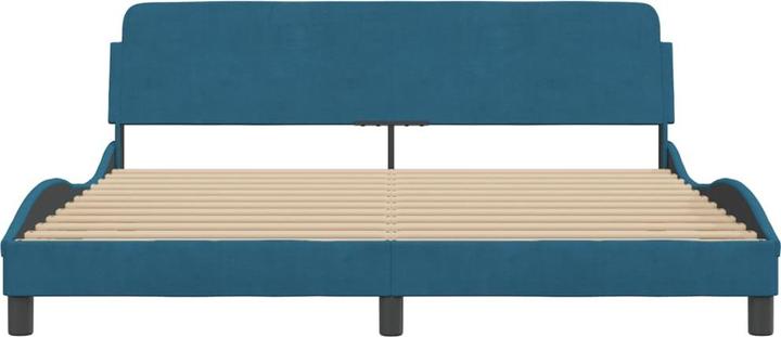Image du produit VidaXL Cadre de lit avec tête de lit en velours (180 x 200 cm)