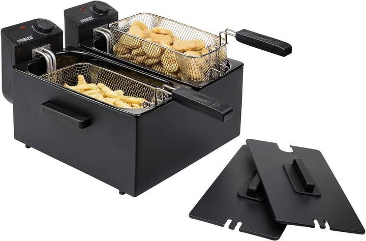 Productafbeelding Princess Roestvrijstalen dubbele friteuse