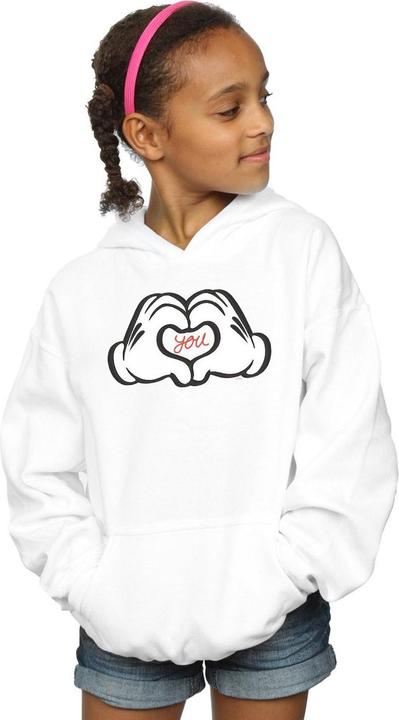 Image du produit Disney - Sweat à capuche MICKEY MOUSE LOVES YOU - Fille (152, 158)