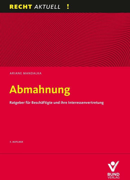 Produktbild Mandalka:Abmahnung (Deutsch, Ariane Mandalka, 2024)