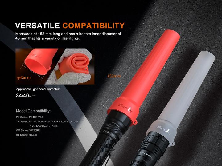 Immagine prodotto Fenix AOT-04, cono di segnalazione in silicone da 40 mm bianco