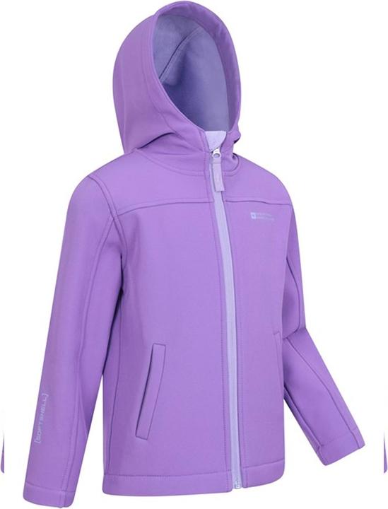 Actual product image Mountain Warehouse Childrens/Kids Exodus Water Resistant Soft Shell Jacket (140)