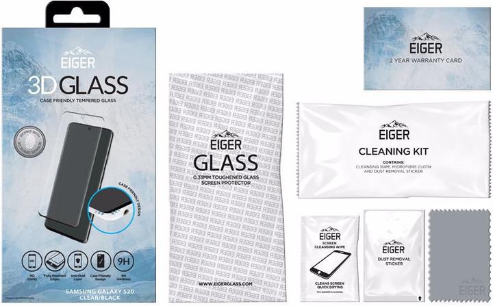 Image du produit Eiger Mountain Glass Clear Edge (1 pièce(s), Samsung Galaxy S20)