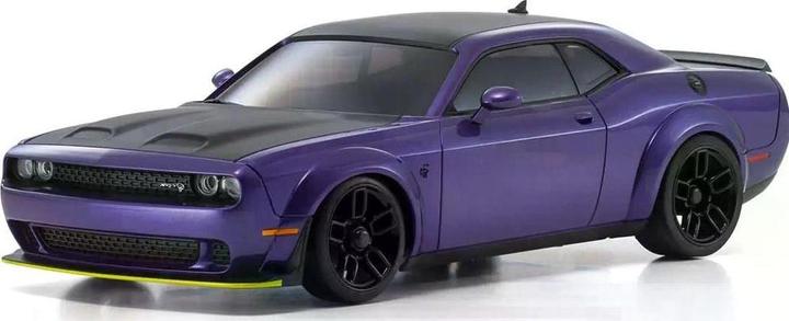 Immagine prodotto Kyosho Mini-Z Dodge Challenger SRT Hellcat AWD Viola, ARTR, 1:27 (ARR Quasi lettura a corredo)