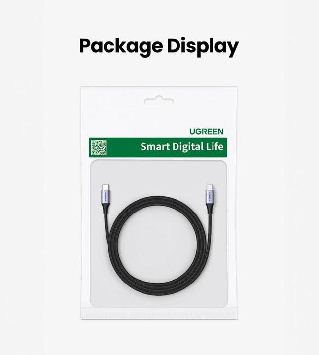 Produktbild Ugreen USB Typ C – USB Typ C (1 m, USB 2.0)