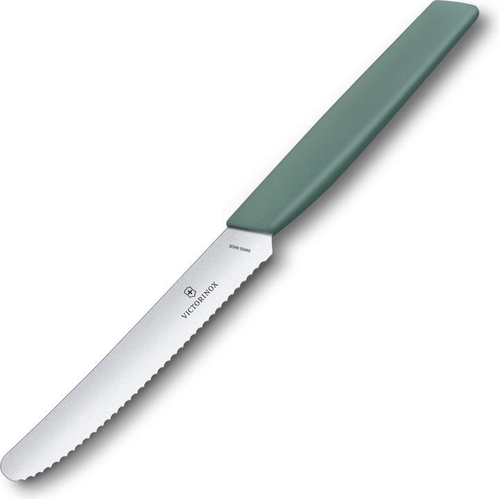 Produktbild Victorinox Swiss Modern, Tomaten & Tafelmesser, 2tlg,11cm, Wellenschliff, sage (2 Stück, Messer)