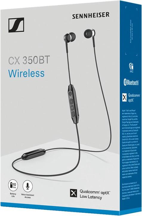 Immagine prodotto Sennheiser CX 350BT (10 h, Senza fili)