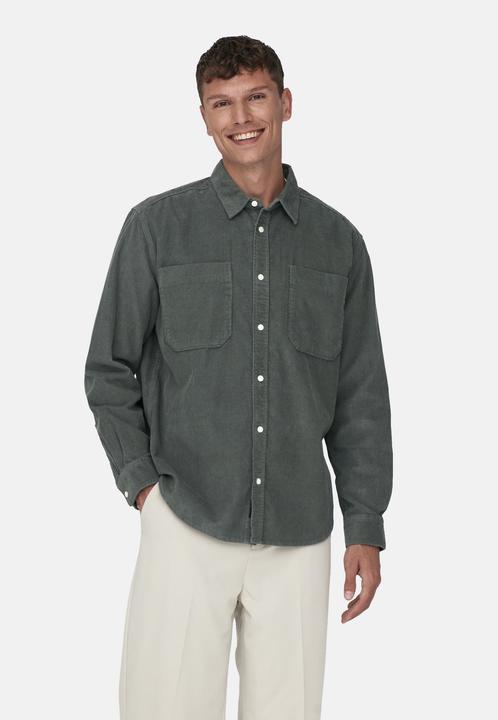 Produktbild Only & Sons Samt Hemd (M)