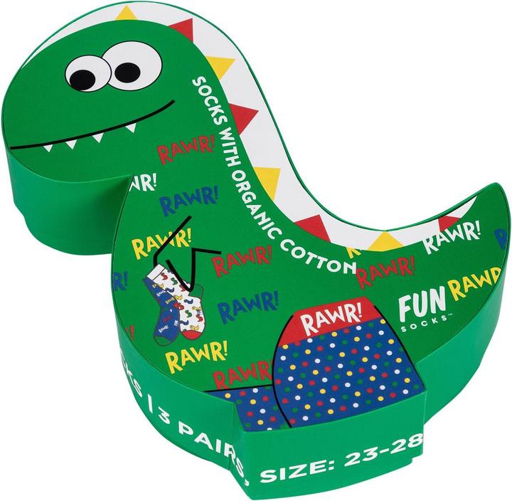 Image du produit Fun Socks BOXES Paquet de 3 (Lot de 3, 23 - 27, 27 - 28)