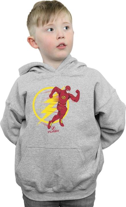 Produktbild The Flash Running Emblem Kapuzenpullover Jungen (140, 146)