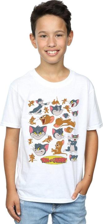 Immagine prodotto Tom & Jerry Many Faces Maglietta Ragazzi (140, 146)