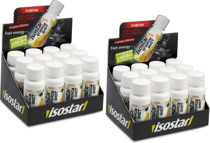 Image du produit Isostar Energy Shot 24 x 60 ml (Fraise, 24 x)