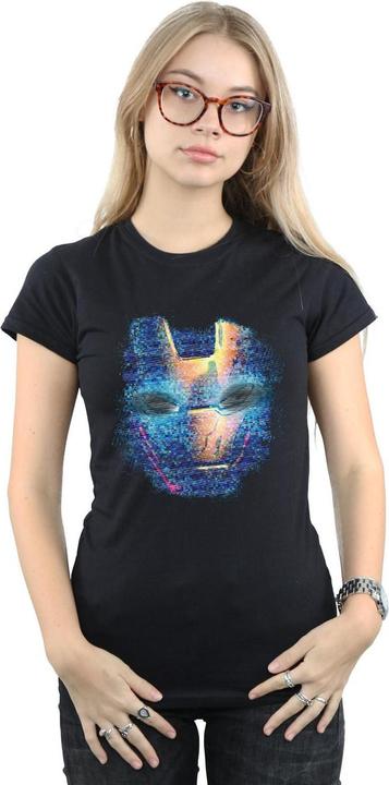 Immagine prodotto Iron Man Distressed Head Maglietta Donna (S)